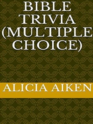 cover image of Bible Trivia (KJV) Multiple Choice